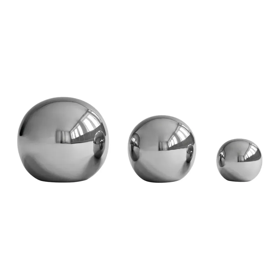 101 Copenhagen Kodinsisustusta Ja Yksityiskohtia^Gallery Balls koriste 3 osaa, Chrome