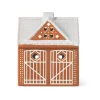 Kähler Kynttilälyhdyt & Kynttilävadit^Gingerbread lyhty, Joulutalo 11,5 cm