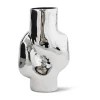 HKliving Maljakot^Gleam vaasi korkea, Chrome
