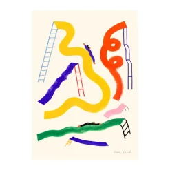 Paper Collective Julisteet^Glisser juliste, 50x70 cm