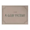 Kunskapstavlan® Julisteet^Good friend diplomi juliste 21x30 cm, Dusty rose