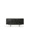 Ethnicraft Senkit & Sivupöydät^Graphic sideboard, Tiikki musta 3 ovea