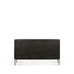 Ethnicraft Senkit & Sivupöydät^Grooves sideboard, Black 3 ovea