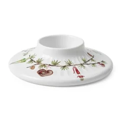 Kähler Kynttilänjalat & Kyntteliköt^Hammershøi Christmas -pöytäkynttilänjalka Ø 13 cm, Valkoinen