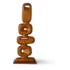 HKliving Veistokset & Posliinihahmot^Hand carved wooden sculpture 71 cm, Brown