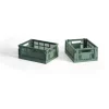 HAY Säilytyskorit^Colour Crate Mini 2-pack 13x17 cm, Sage green