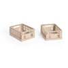 HAY Säilytyskorit^Colour Crate Mini 2-pack 13x17 cm, Powder