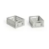 HAY Säilytyskorit^Colour Crate Mini 2-pack 13x17 cm, Grey