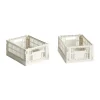 HAY Säilytyskorit^Colour Crate Mini 2-pack 13x17 cm, Off white