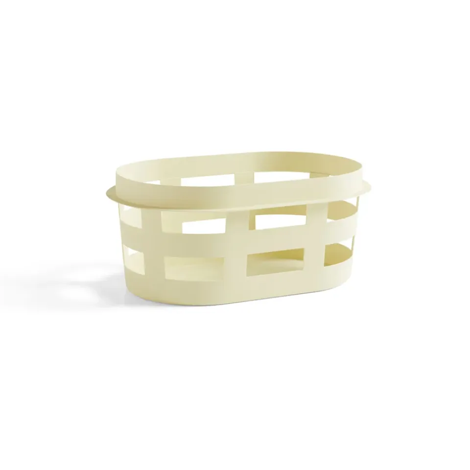 HAY Säilytyskorit^kori S 24,5 cm, Soft yellow