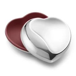 Georg Jensen Laatikot & Rasiat^Heart box -korurasia, Pieni 7 x 10 cm