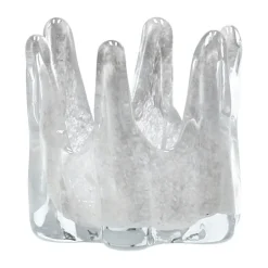 Olsson & Jensen Kynttilälyhdyt & Kynttilävadit^Helix kynttilälyhty Ø10,5 cm, Vaaleanharmaa