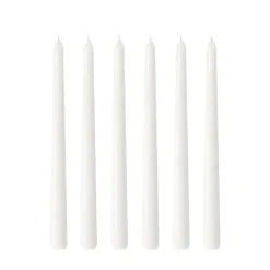Hilke Collection Kynttilät^Herrgårdsljus kynttilät 30 cm 6-pakkaus, Helmiäisvalkoinen kiilto