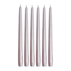 Hilke Collection Kynttilät^Herrgårdsljus kynttilät 30 cm 6-pakkaus, Vaaleanpunainen Helmi