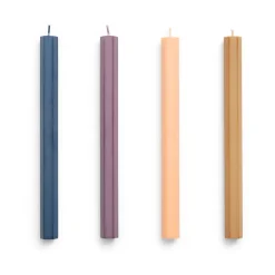 HAY Kynttilät^Hexagon Candle kynttilä mix 4-pack, Dark