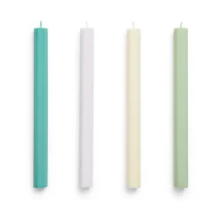 HAY Kynttilät^Hexagon Candle kynttilä mix 4-pack, Pastel