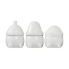 DBKD Joulukoristeet^Hipster Triplets -joulukoriste, 3-pakkaus, Shiny white