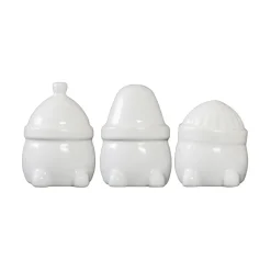 DBKD Joulukoristeet^Hipster Triplets -joulukoriste, 3-pakkaus, Shiny white