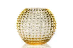 Anna Von Lipa Maljakot^Hobnail Globe maljakko 24 cm, Sitruuna