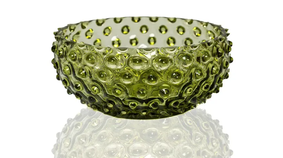 Anna Von Lipa Koristekulhot^Hobnail Tapas kulho 17 cm, Olivegreen
