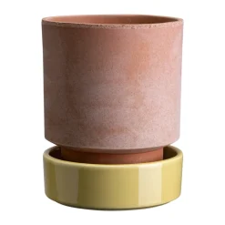 Bergs Potter Ruukut^Hoff ruukku, Ø16 cm, Raw Rosa-Pale Yellow