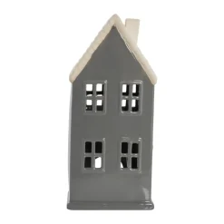 Lene Bjerre Joulukoristeet^Hollia koristetalo 29 cm, Dark grey