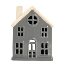 Lene Bjerre Joulukoristeet^Hollia koristetalo 18 cm, Dark grey