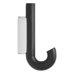 Gejst Koukut & Vaateripustimet^Hook koukku mini 13,3 cm, Musta tammi-kromi
