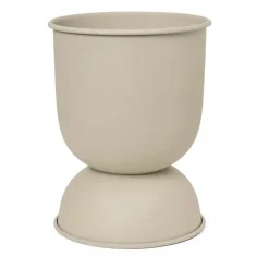 Ferm Living Ruukut^Hourglass ruukku extra small Ø21 cm, Cashmere
