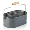 Humdakin Säilytyskorit^System bucket -säilytyslaatikko 30x19 cm, Grey