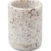 Humdakin Hammasharjatelineet^Terrazzo -hammasharjamuki 10 cm, White-brown