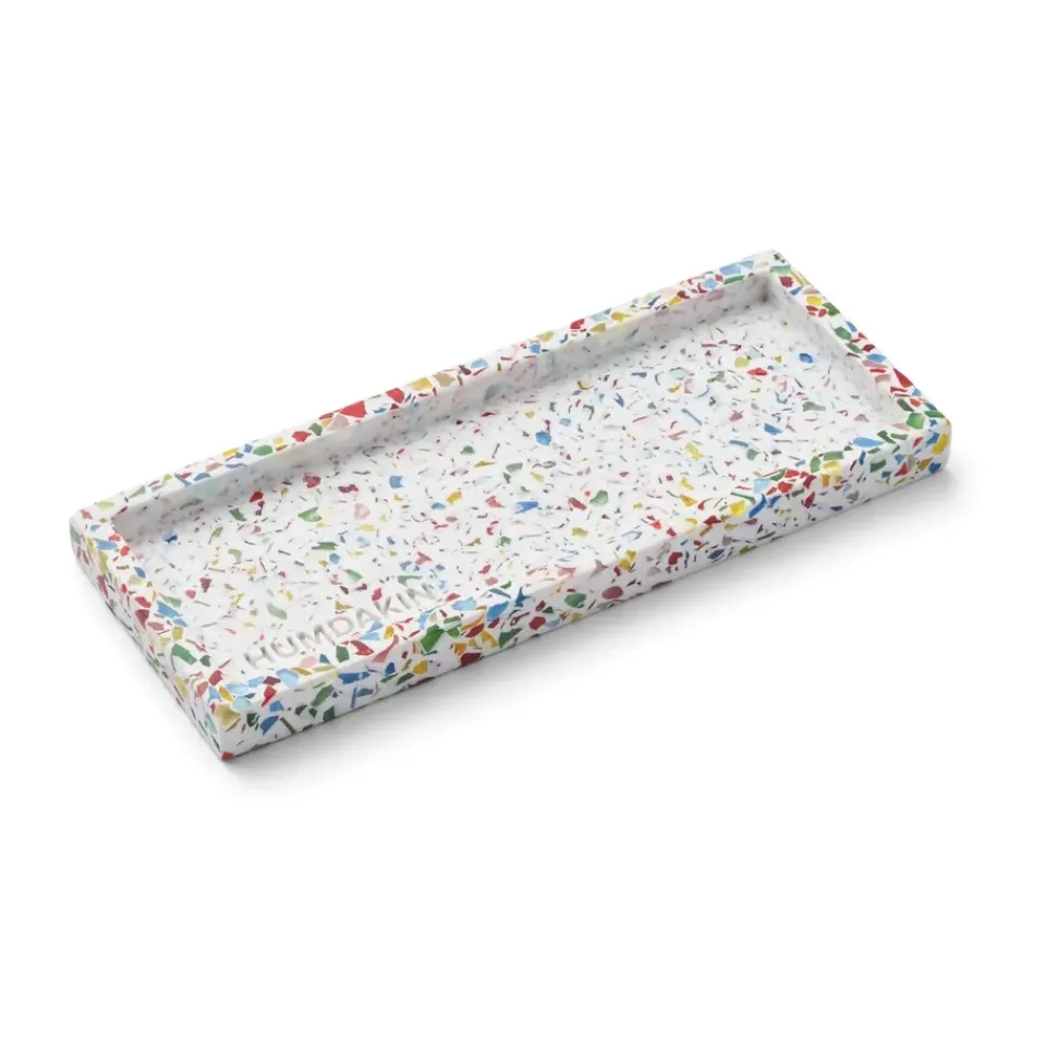 Humdakin Kodinsisustusta Ja Yksityiskohtia|Koristetarjottimet^Terrazzo -tarjotin 10 x 25 cm, Rainbow
