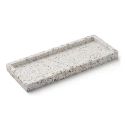 Humdakin Kodinsisustusta Ja Yksityiskohtia|Koristetarjottimet^Terrazzo -tarjotin 10 x 25 cm, White-brown