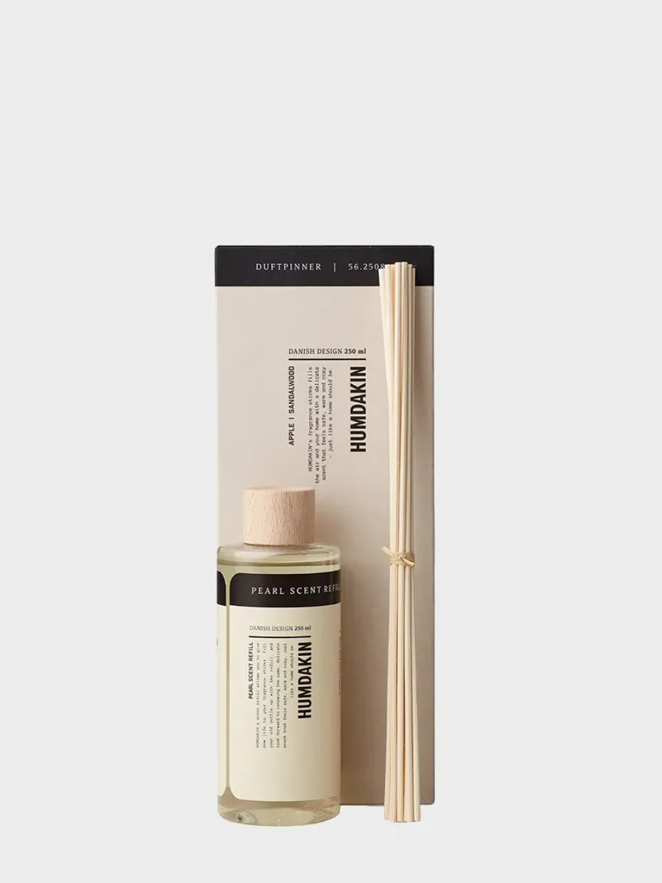 Humdakin Tuoksukynttilät & Tuoksutikut^tuoksutikut refill 250 ml, Pearl