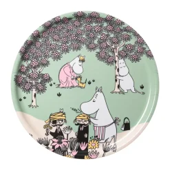 Moomin Arabia Kodinsisustusta Ja Yksityiskohtia|Koristetarjottimet^Huolenpito Muumi tarjotin, Ø35 cm