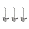 Iittala Pääsiäiskoristeet^lasilintu, Harmaa, 3-pack