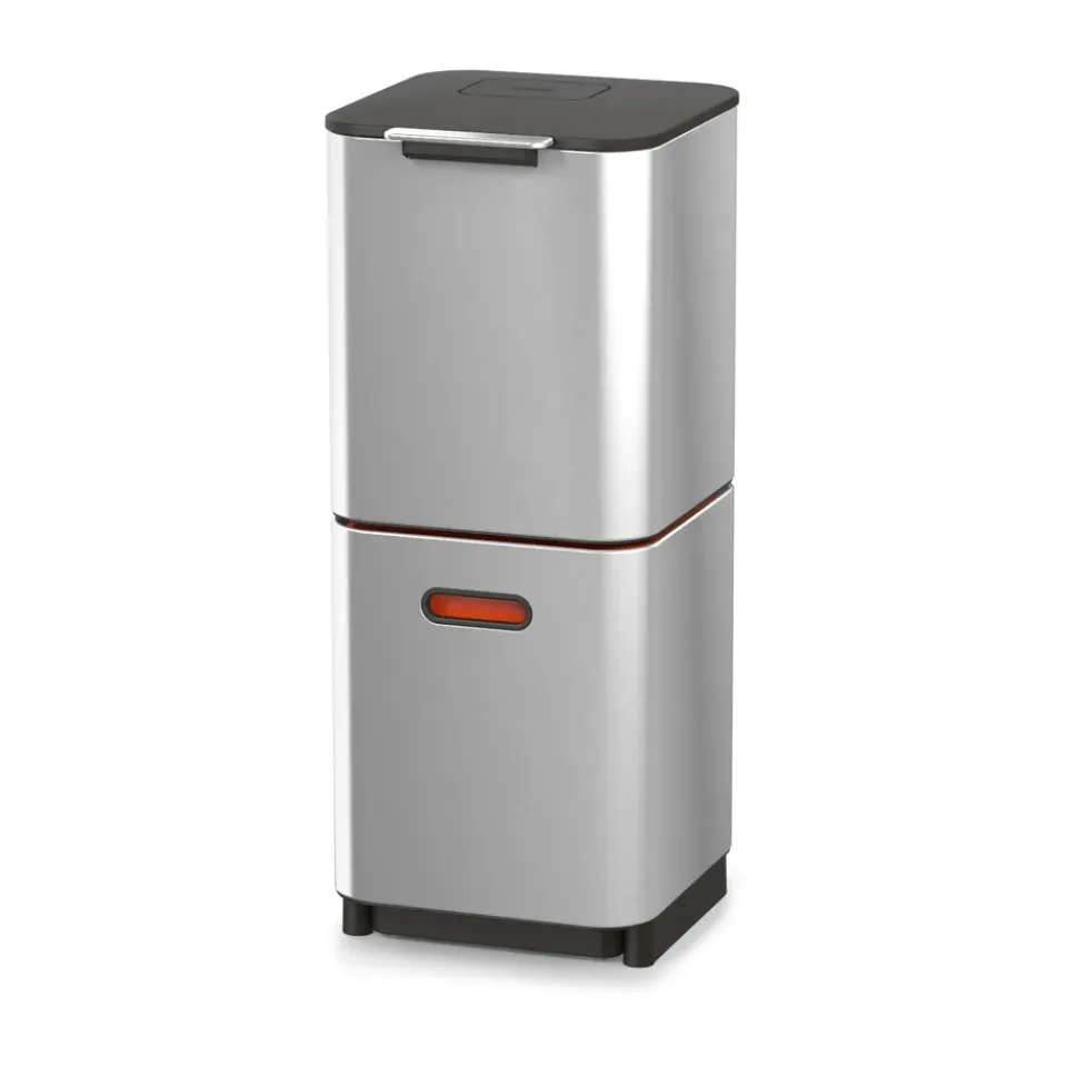 Joseph Joseph Poljinämpärit^Totem Compact roskis 40 L, Ruostumaton teräs