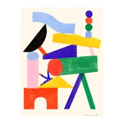 Paper Collective Julisteet^Jouer juliste, 30x40 cm