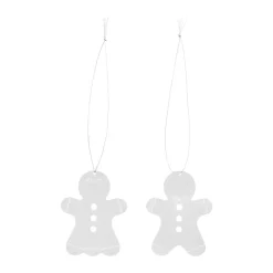 Cooee Design Joulukoristeet^Joulukoriste piparkakku 6 cm, Ruostumaton teräs