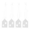 Cooee Design Joulukoristeet^Joulukoriste Town house 6 cm, Ruostumaton teräs