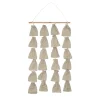 Scandi Living Joulukoristeet^Joyful adventtikalenteri 75 cm, Beigen