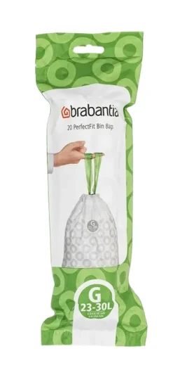 Brabantia Poljinämpärit^Jätepussit G "Tear Off" Display 23-30 litran sankoihin, 23-30 L