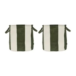 OYOY Säilytyskorit^Kara säilytyskori medium Ø32x32 cm 2-pack., Dark Green