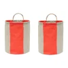 OYOY Säilytyskorit^Kara säilytyskori small Ø18x22 cm 2-pack, Cherry Red