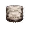 Iittala Kynttilälyhdyt & Kynttilävadit^Kastehelmi kynttilälyhty 64 mm, Pellava