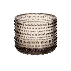 Iittala Kynttilälyhdyt & Kynttilävadit^Kastehelmi kynttilälyhty 64 mm, Pellava