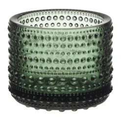 Iittala Kynttilälyhdyt & Kynttilävadit^Kastehelmi kynttilälyhty 64 mm, Männynvihreä