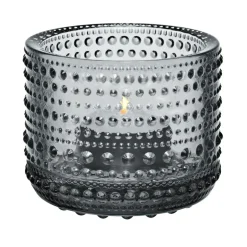 Iittala Kynttilälyhdyt & Kynttilävadit^Kastehelmi kynttilälyhty 64 mm, harmaa