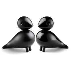 Kay Bojesen Denmark Lastenhuoneen Sisustus|Lastenhuoneen Sisustus^Kay Bojesen Lovebirds, Musta, 2-pakkaus