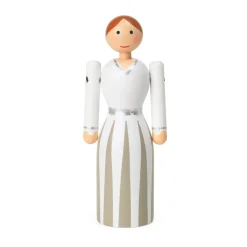 Kay Bojesen Denmark Puuhahmot^Kay Bojesen -morsian, Sininen-musta-valkoinen, 12 cm